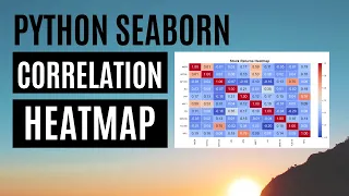 How to Create a Seaborn Correlation Heatmap in Python Heatmap Coorelation Matrix SuMyPyLab