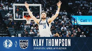 Klay Thompson 23 Points Highlights vs Sacramento Kings April 16 2025