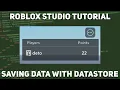 How to save data with DataStore Roblox Studio Tutorial Easy