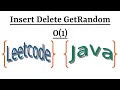 Leetcode Question 380 Insert Delete GetRandom O 1 in Java