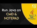 Run Java on CMD NOTEPAD