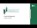 Municity Licensing Management Program of Work