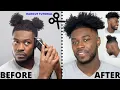 HOW TO CUT YOUR OWN HAIR Black Men s Curly High Top Fade Haircut Tutorial