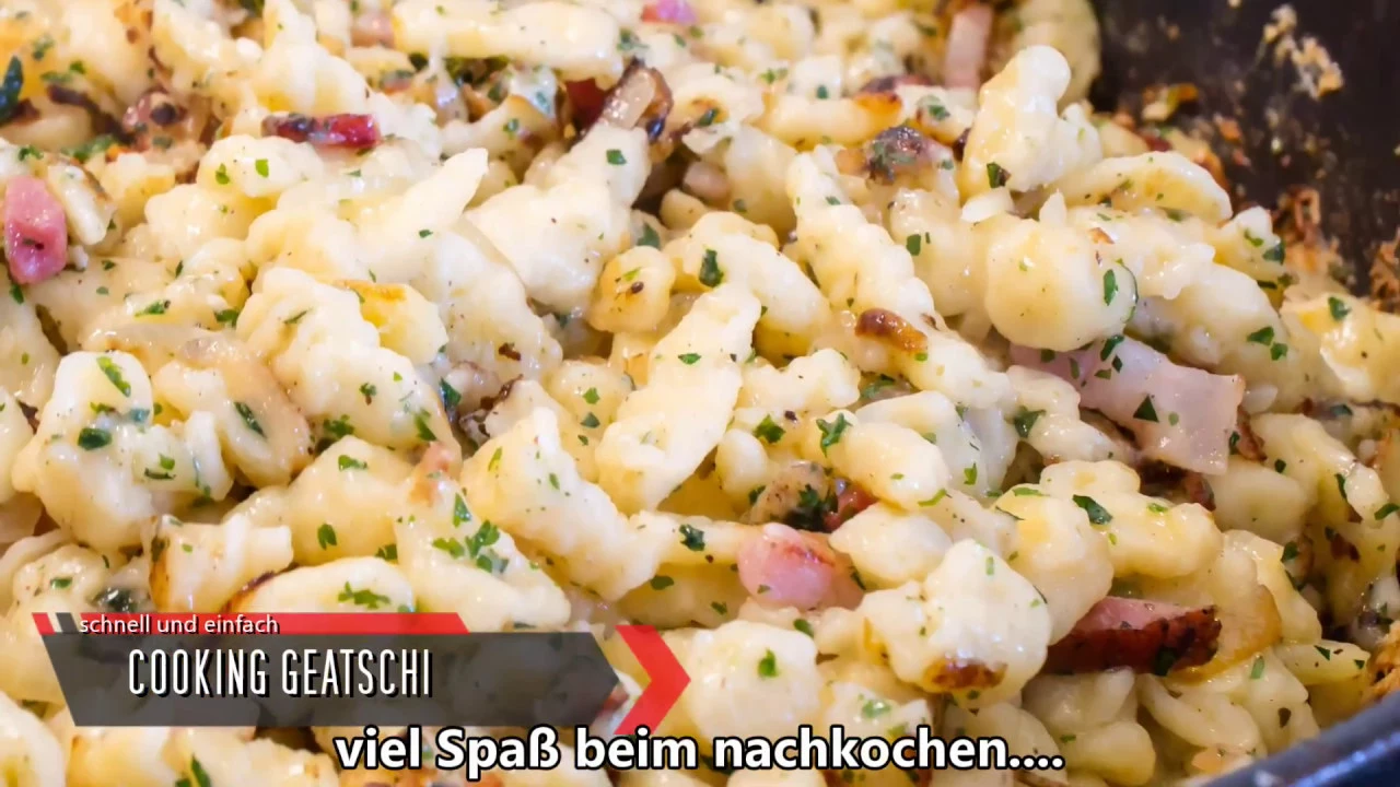 
          
          
          
            
            Spätzle-Pfanne mit Speck und Käse schnell gemacht
          
        . 