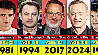 Tom Hanks Transformation From 0 to 68 Year Old