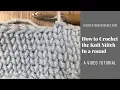 How to Crochet the Stitch in a Round