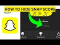 How To Hide Snap Score on Snapchat EASY