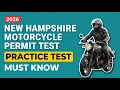 2026 New Hampshire Motorcycle Permit Test Prep 25 Study Questions Guide