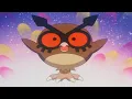 Wings s Hoothoot evolves into Noctowl