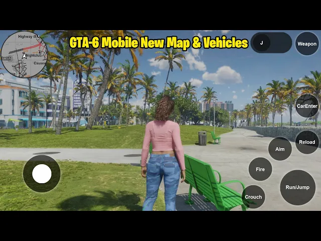 GTA-6 New Miami Map &amp; Cars ▶ Mobile Beta Test ▶ GameOnBudget™ @AwesomeGenome  ​