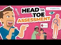 Head to Toe Assessment Nursing Guide Complete Physical Assessment Mini Lesson Series