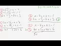 Linear Simultaneous Equations - 3 Variables