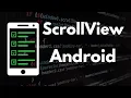 How to Implement ScrollView in Android