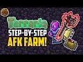 Terraria Step By Step AFK Farm Terraria How To HappyDays