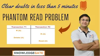 Phantom Read Problem problems in concurrent execution of transactions DBMS