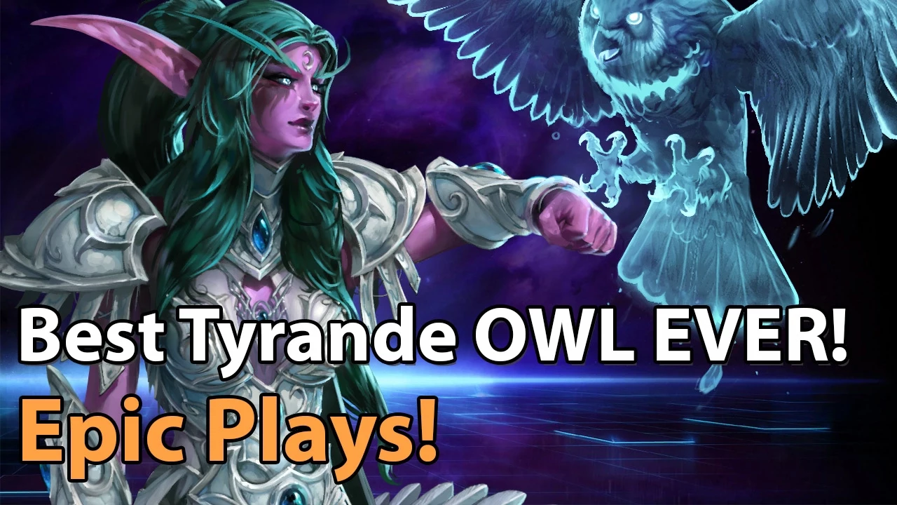 Heroes of the Storm - Best Play: Most EPIC Tyrande Owl ever!