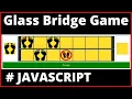 Javascript Project Tutorial - How To Create Squid Game Glass Bridge In Js Using VS Code