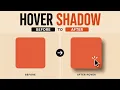 CSS Box Shadow Hover Effect Easy CSS Hover Effect Tutorial