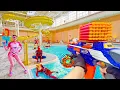 Download Lagu Nerf War | Water Park \u0026 Spa Battle 35(Nerf First Person Shooter)