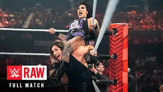 FULL MATCH Rhea Ripley vs Raquel Rodriguez Women s World Title Match Raw Sept 11 2023