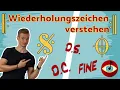 WIEDERHOLUNGSZEICHEN, DAL SEGNO, eine CODA? Was ist das?