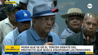 Mesa técnica del Proyecto 491 finaliza sin el MEF y los jubilados exigen reabrir el debate