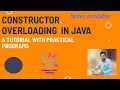 Constructor Overloading in Java