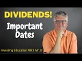 Dividend Stock Basics The Declaration Ex-Dividend Record and Payment Dates Explained