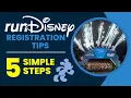 TIPS to Register for Run Disney Races SUCCESSFULLY Run Disney Registration Guide