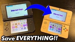 How I CLONED MY 3DS S DATA USING CFW
