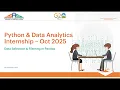 Python Data Analytics Internship Session 16 Data Selection Filtering in Pandas SASF