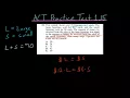 ACT Practice Test 1 15 System of Equations