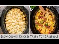 Cheesy Chicken Tater Tot Casserole in the Slow Cooker