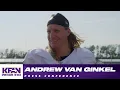 Andrew Van Ginkel on First Padded Practice His Leadership as a Veteran Young Talent on Defense