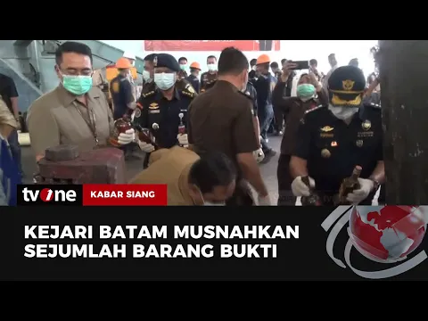 Kejari Batam Musnahkan Barang Bukti Perkara yang Telah Inkrah denga Nilai Miliaran Rupiah