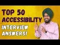 50 Accessibility Interview Questions That Actually Get You HIRED in 2026