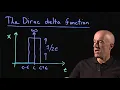 Dirac delta function Lecture 33 Differential Equations for Engineers