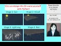 Math Python Series 52 - sun cloud lightning rain