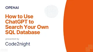 Chat with Your SQL Database Using ChatGPT ASP NET Natural Language to SQL Query AI NET