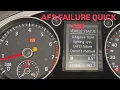 How to fix Volkswagen AFS failure
