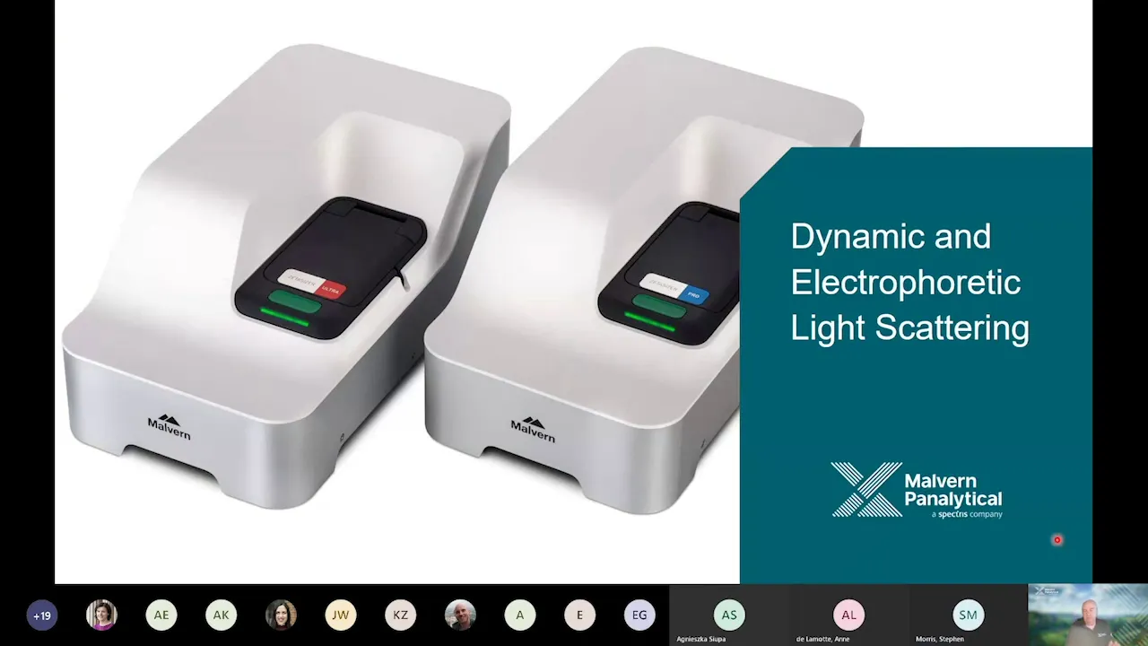 VaxHub & Malvern Panalytical Analytics Webinar - DLS & NTA Techniques to Characterise VLPs