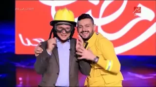 دخول مفاجىء من رامز جلال على شريف عامر في يحدث في مصر   رامز بيلعب بالنار دندنها