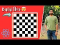 Build a Chessboard in ReactJS Frontend Machine Coding Interview Question React Hindi