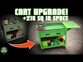 Harbor Freight US General 30 Service Cart mod Folding side shelf Easy and fast mod