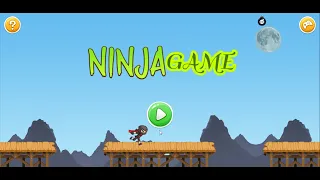 Ninja Endless Runner Game in JavaScript