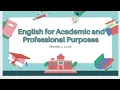 WEEK 2 EAPP Text Structure Part 1