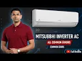 Mitsubishi inverter AC Error Codes Explained How to Fix Common Problems Easily