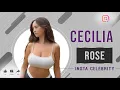 Cecilia Rose Curvy Fashion Model Modeles aux courbes Instagram Star Bio Wiki