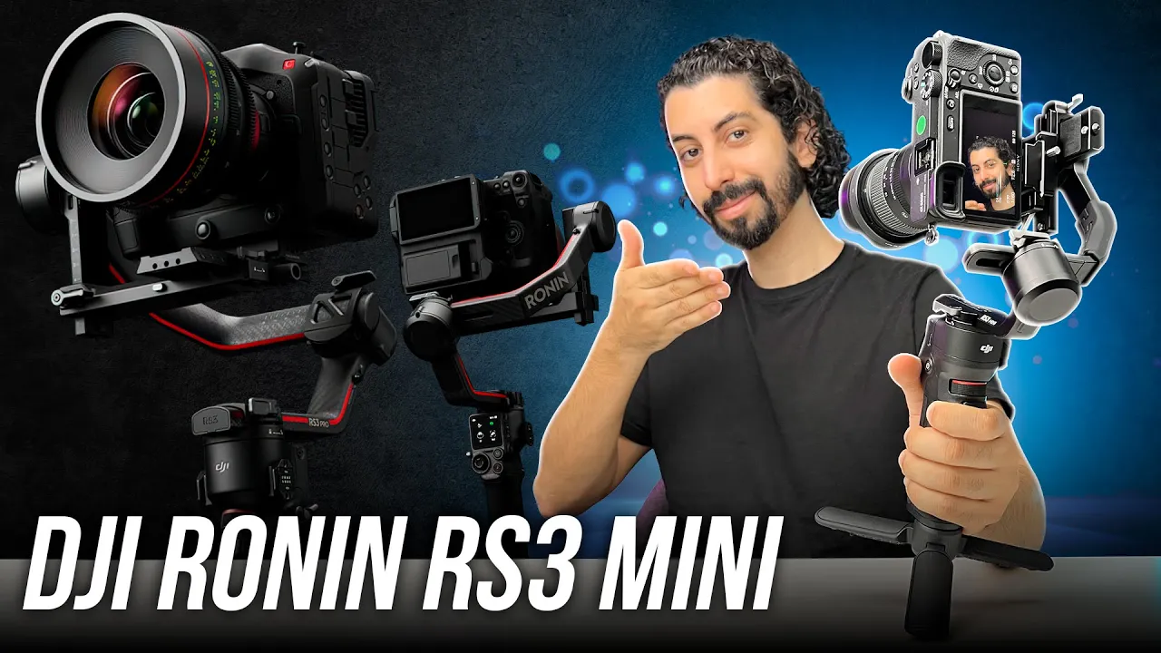 DJI RS3 MINI: estabilizador de filmagem para câmeras DLSR e com opção vertical