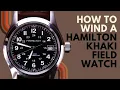 How to wind a Hamilton Khaki Field Automatic Watch
